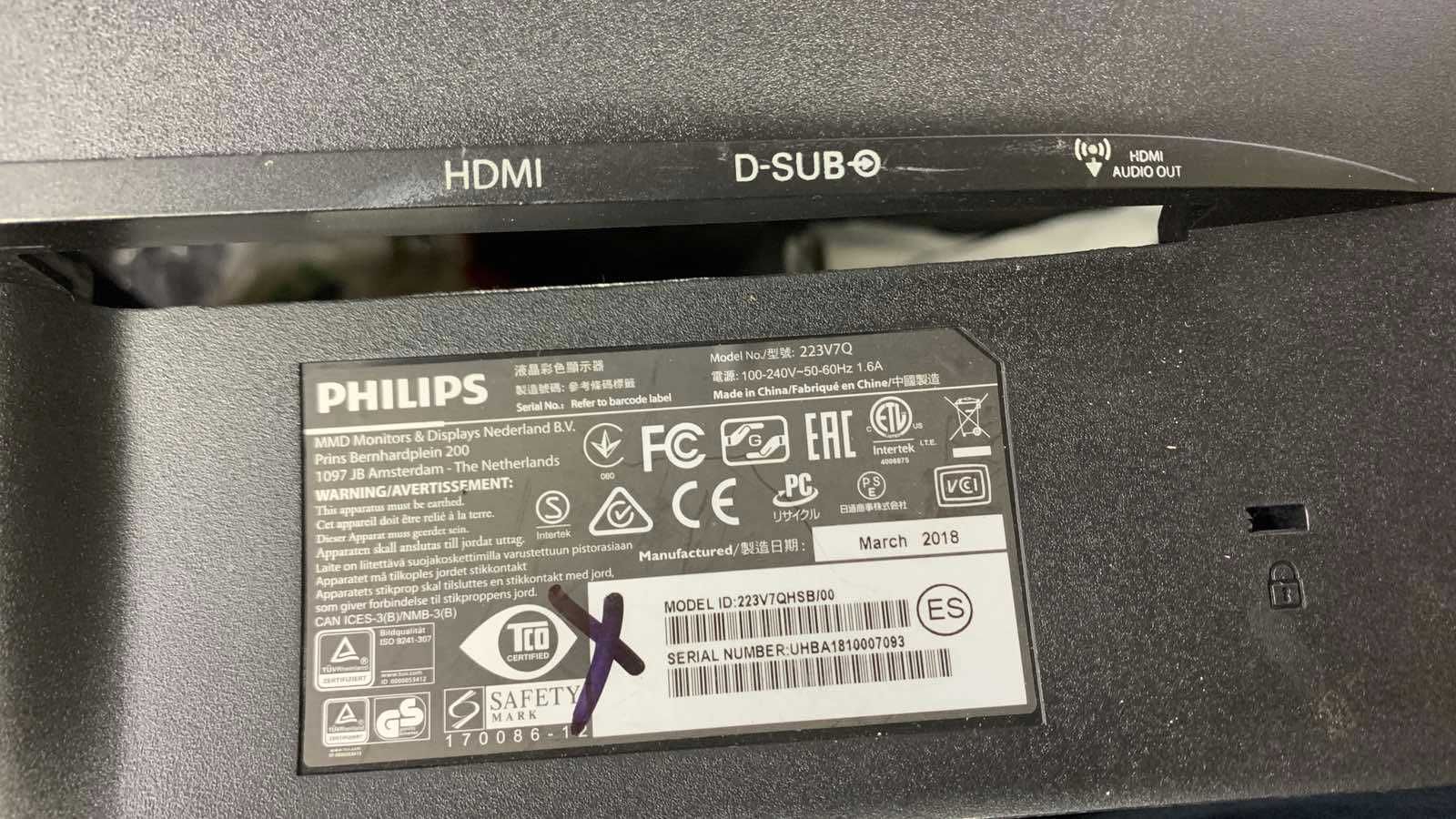 Philips 223V7QHSB/00