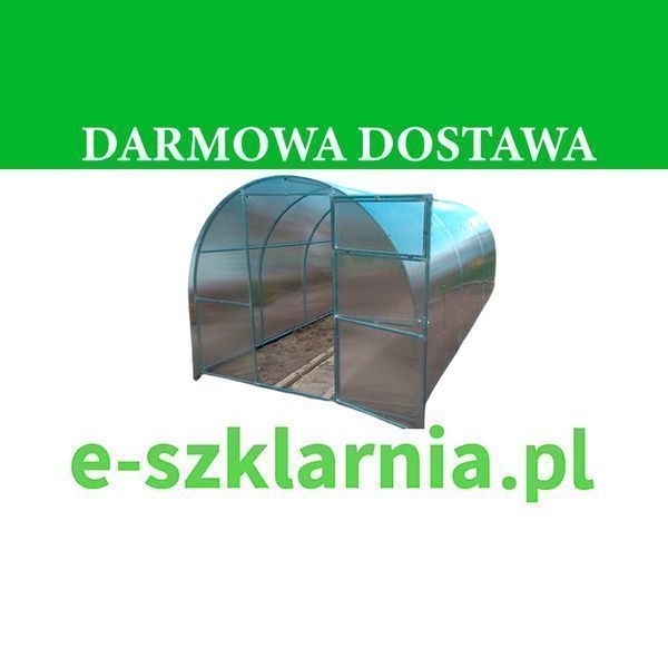 Tunel Szklarnia Ogrodowa 2x2-10m profile 20x20 POLIWĘGLAN 3-6mm