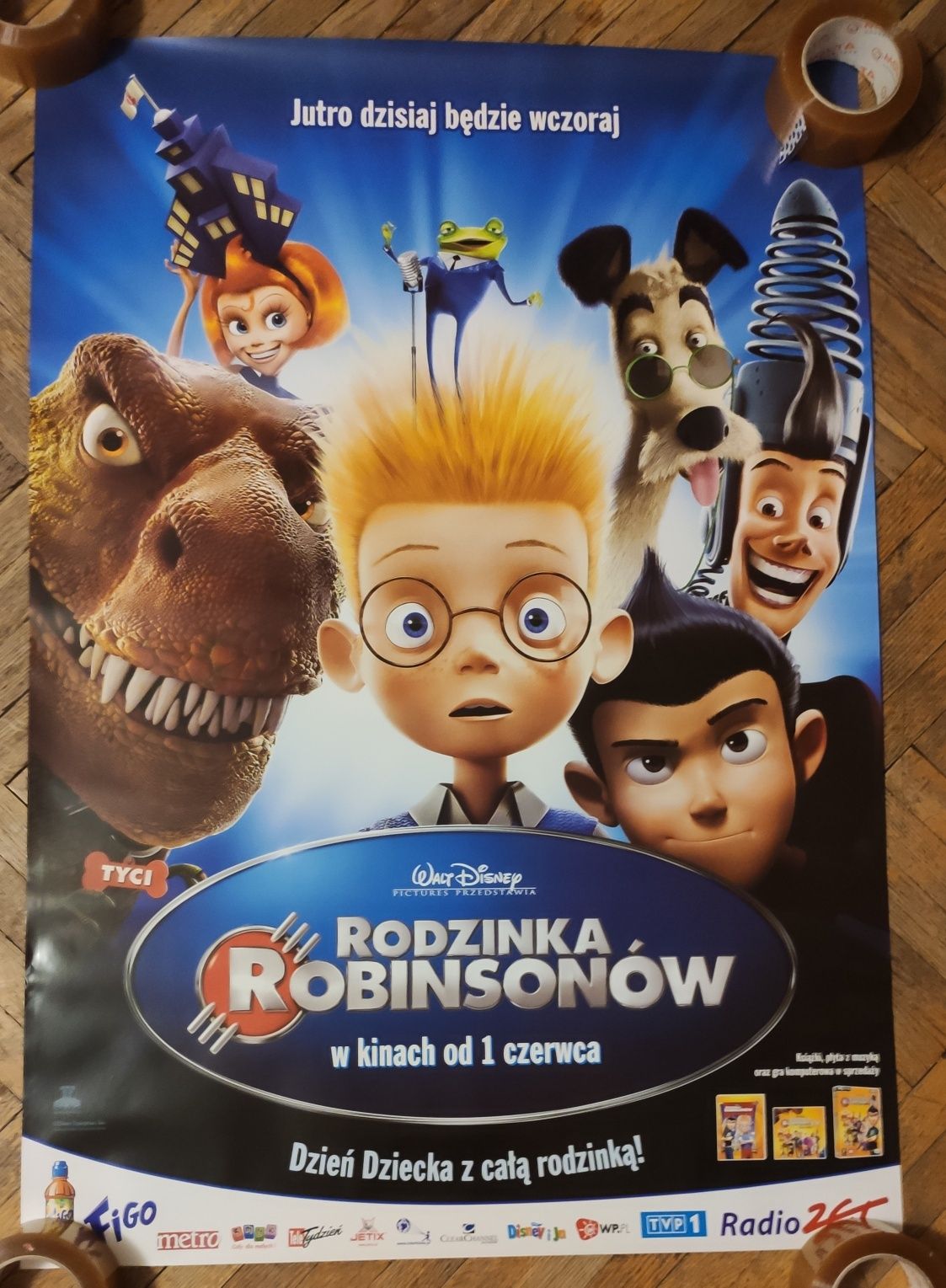 Rodzinka Robinsonów B plakat filmowy oryginalny