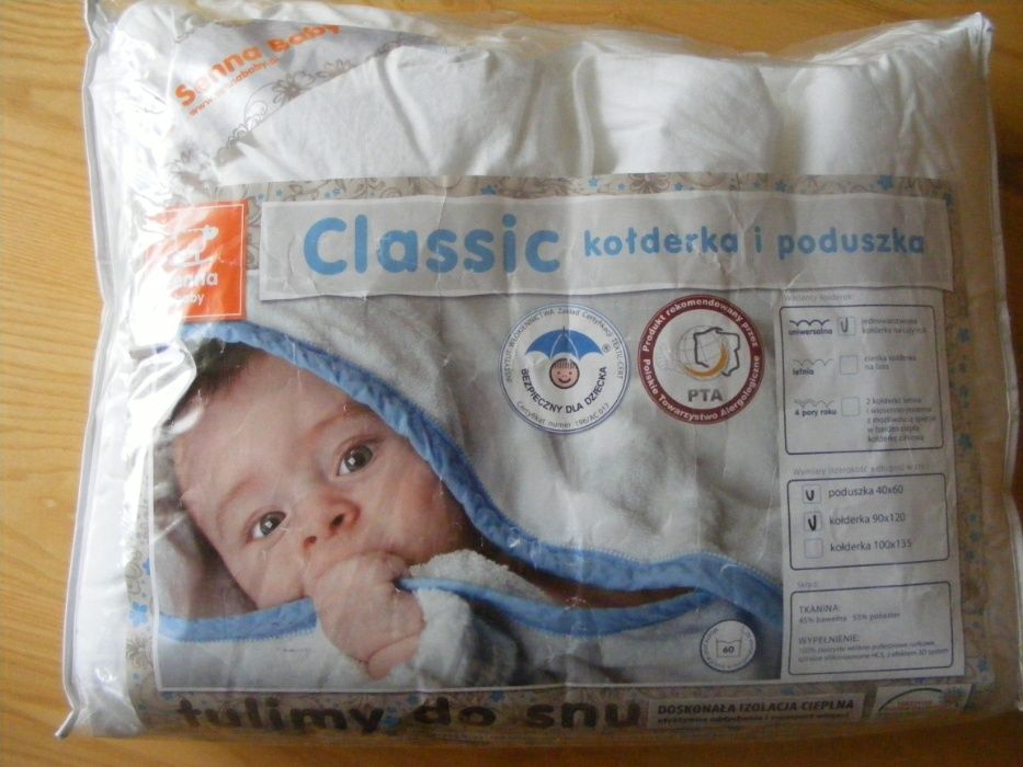 Kołderka + poduszka - Komplet SENNA Baby Classic