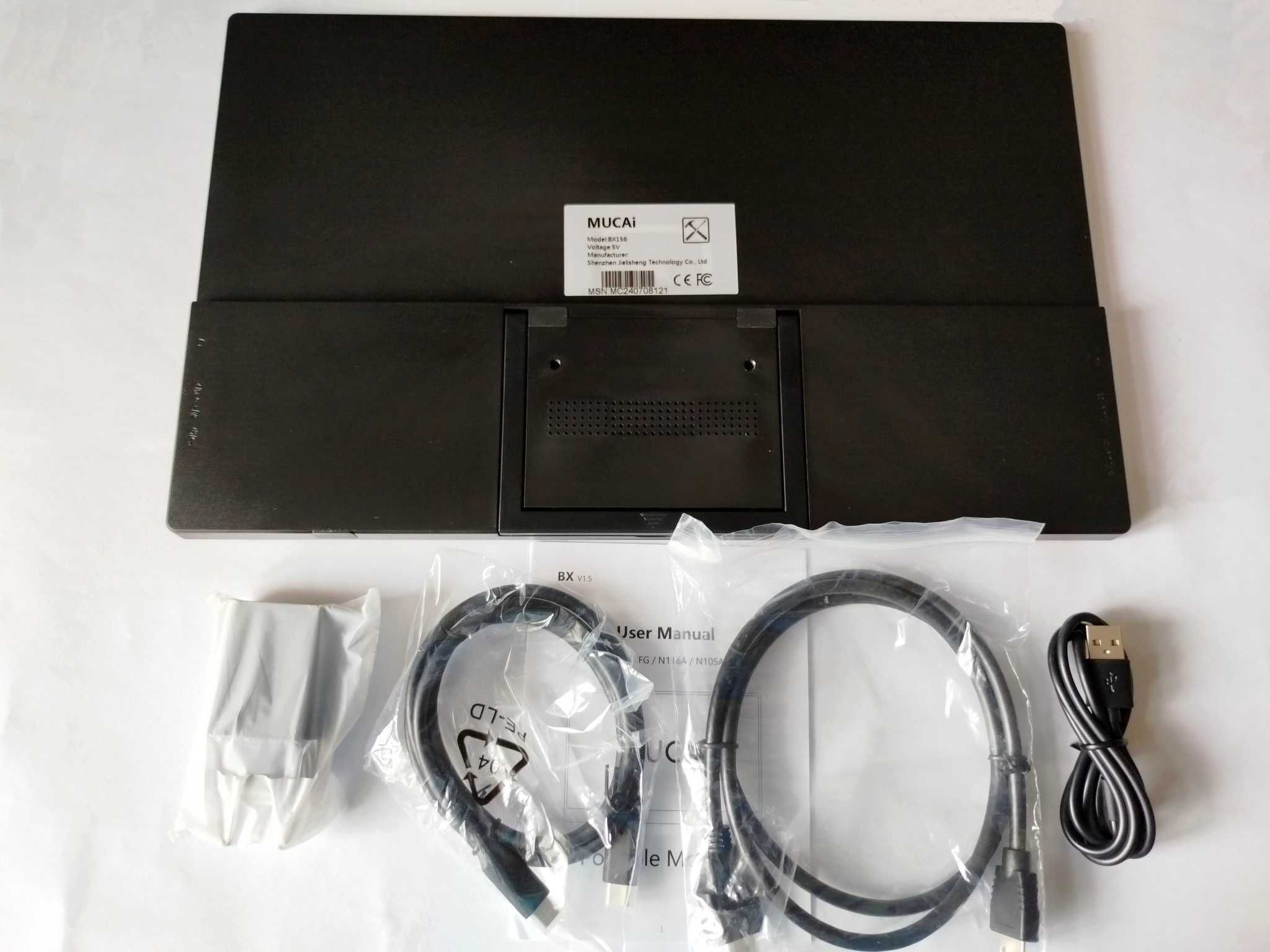 Портативный монитор MUCAI BX156 15.6 IPS FHD 1920*1080