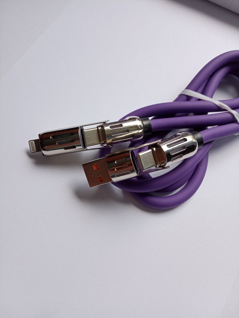 Kabel do telefonu 4w1 typ-c to typ-c iPhone USB nowy