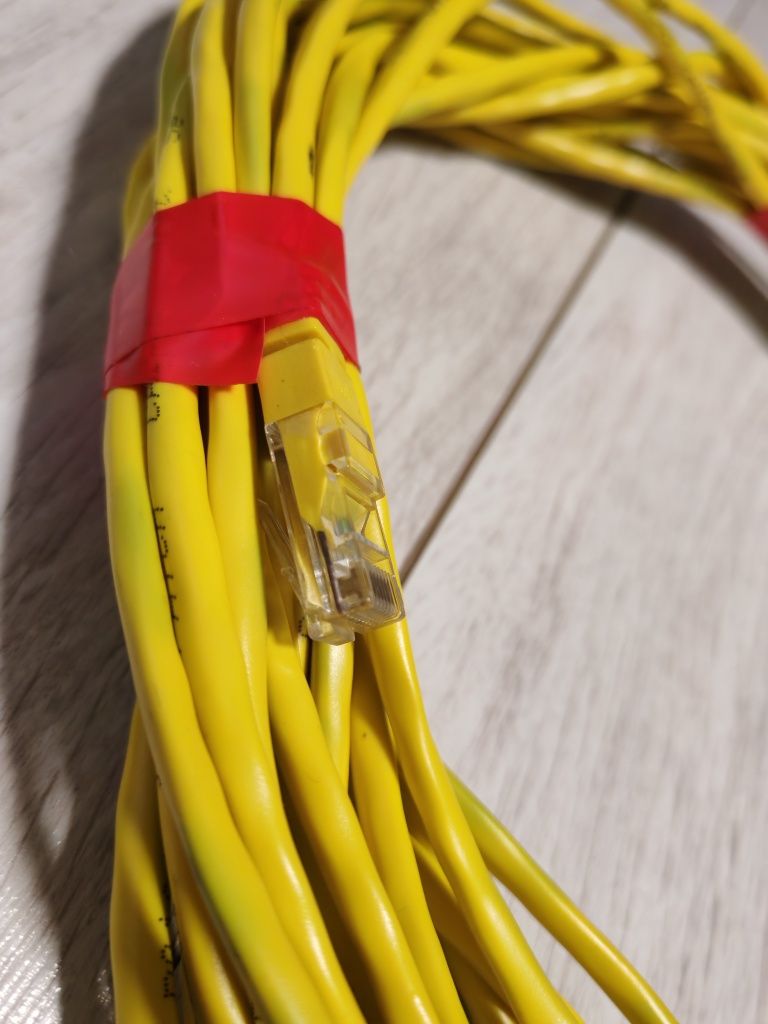 Kabel sieciowy 15m Patchcord RJ45 UTP kat 5e
