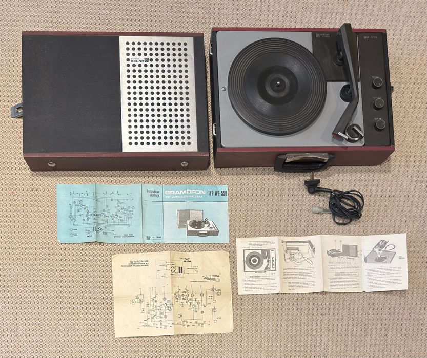Gramofon Unitra Fonica WG-550 z wadą