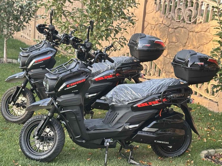 Електро скутер Corso  BLack Fury ( special ) 2800w LFP АКБ 72v40ah