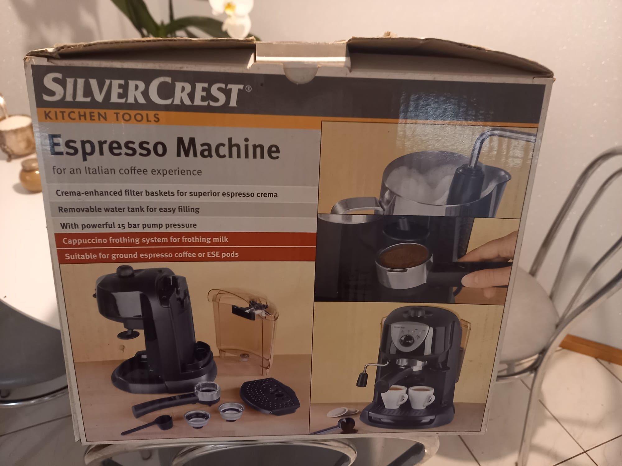 Ekspres do kawy SilverCrest ciśnieniowy kolbowy