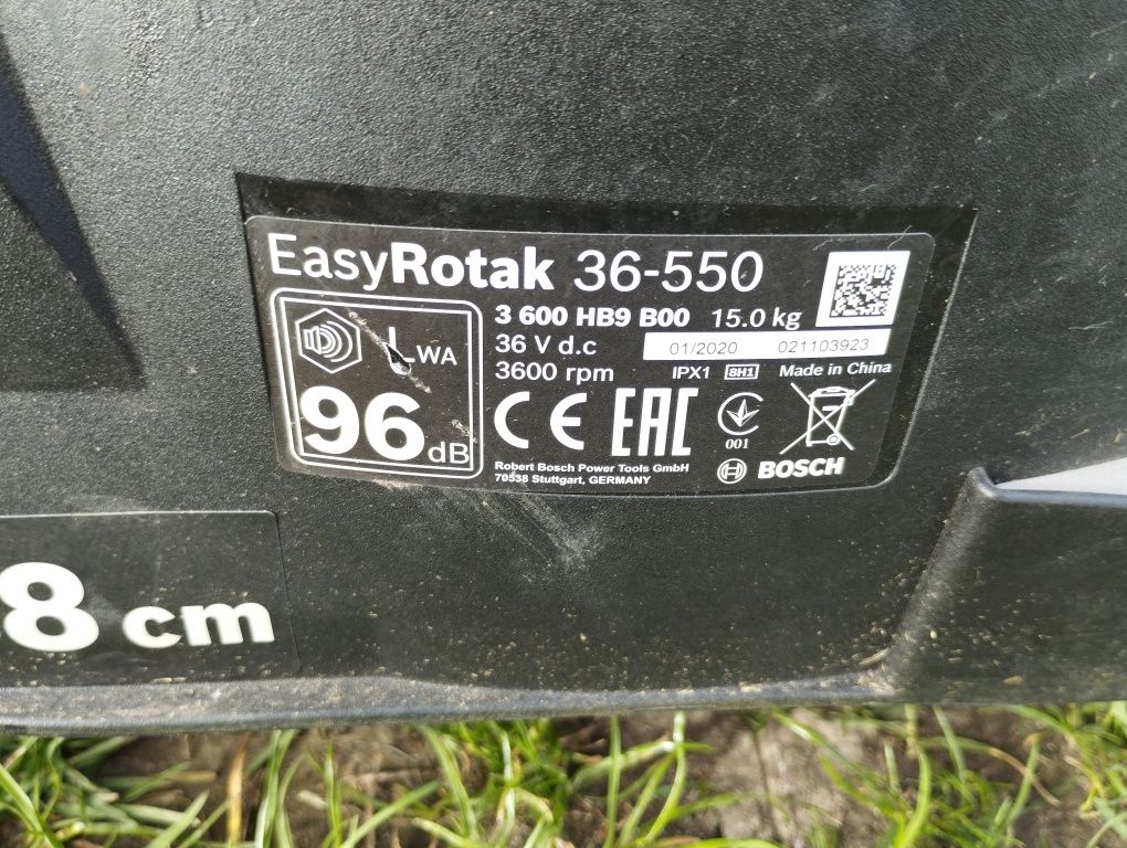 Kosiarka akumulatorowa Easyrotak 36-550 Bosch