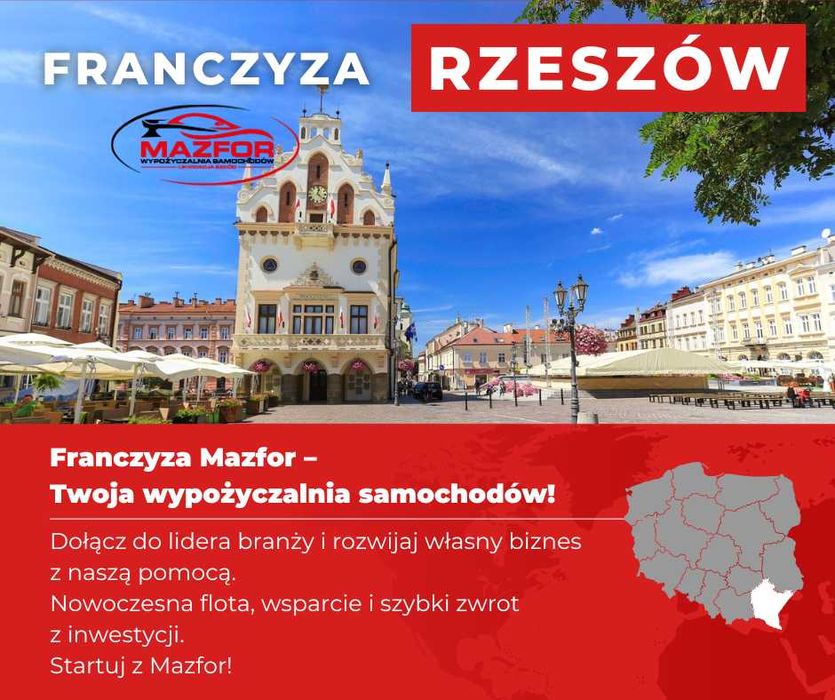 własna firma, franczyza, wypożyczalnia samochodów, dobre zarobki