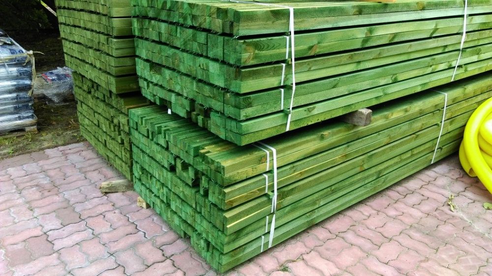 Łaty dachowe 5x4 kontrłata 2,5x5 deski Tartak
