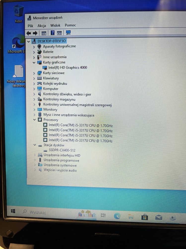 Laptop HP Envy 4-1110sw i5-3317U/6GB/SSD 500Gb