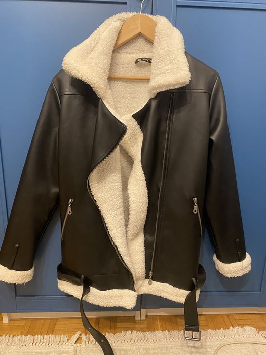 Kurtka oceplana z kozuchem