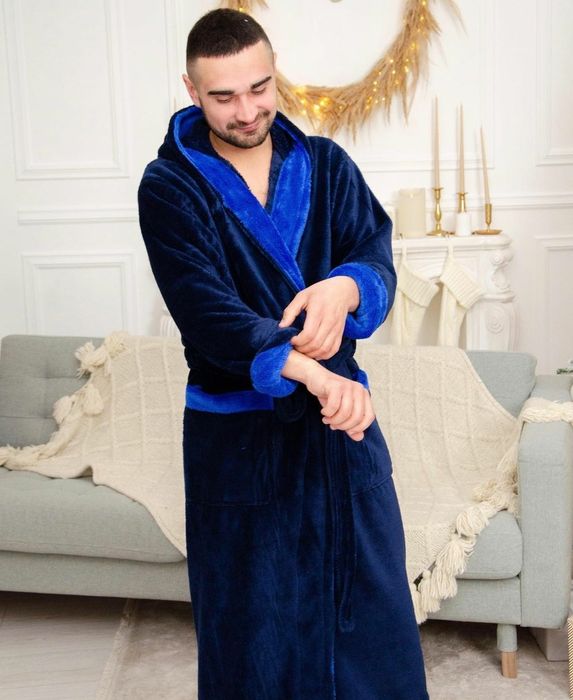 Халати чоловічі махрові Велсофт товсті та теплі, роздріб, гурт
