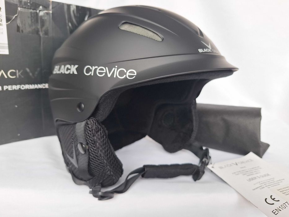 Kask narciarski Black Crevice Ischgl Matt Black L 59-60cm