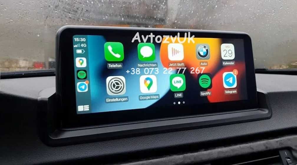Дисплей BMW 3 e90 e91 e92 е90 GPS USB NBT ТВ Магнитола Android CarPlay