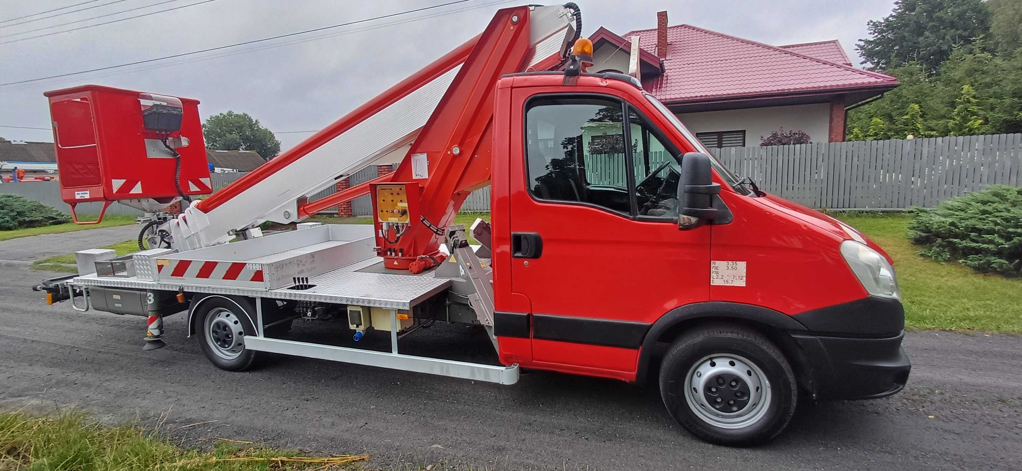 Iveco daily zwyżka podnośnik koszowy Multitel Mt202 DS 20M cmc isoli