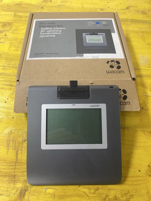 Wacom-Monocromático LCD Signature Pad Set