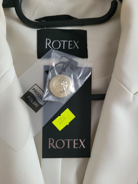 Płaszcz ecru, Rotex NOWY z metką,  Okazja