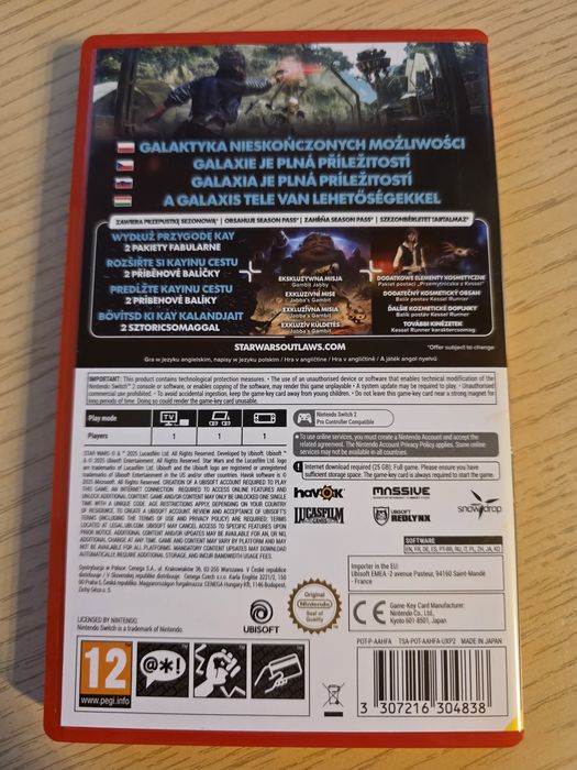 Star Wars Outlaws SWITCH 2