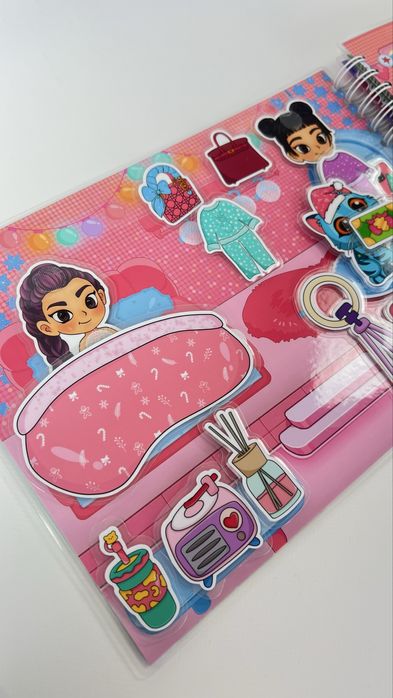 Альбом на липучках новорічний christmas demon hunters k-pop, A4