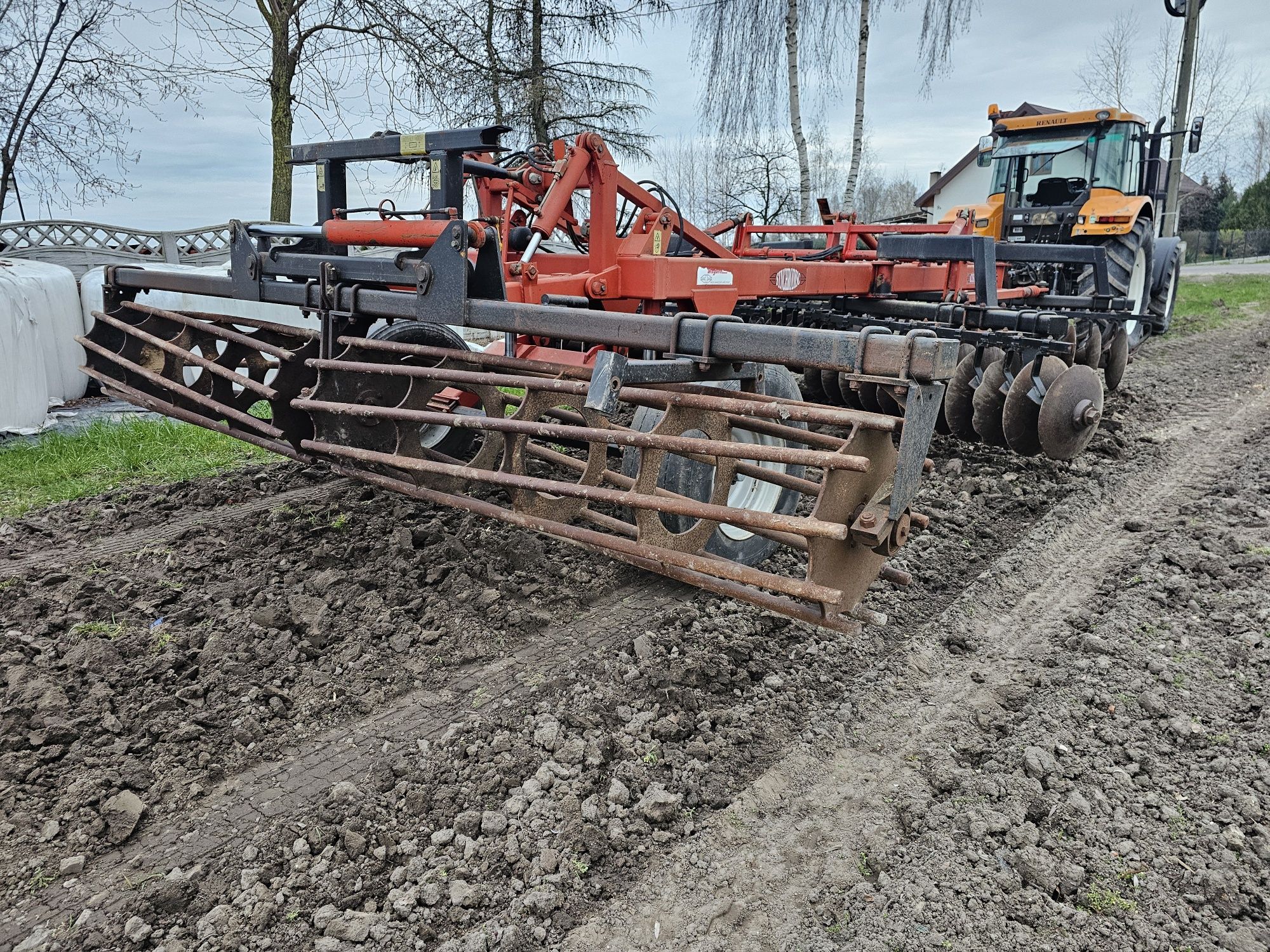 Brona talerzowa 5m quivogne CSXL wał hydraulicznie roz. super stan