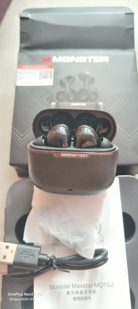 Monster MaxStar Bluetooth V6.0!!! Mega Bas [Czarne]