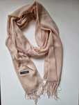 Beżowy szalik Cashmere, elegancki i stylowy