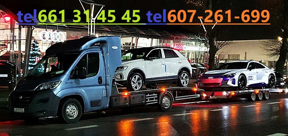 Autolaweta laweta holowanie najazd transport krajowy Profesjonalnie Fv