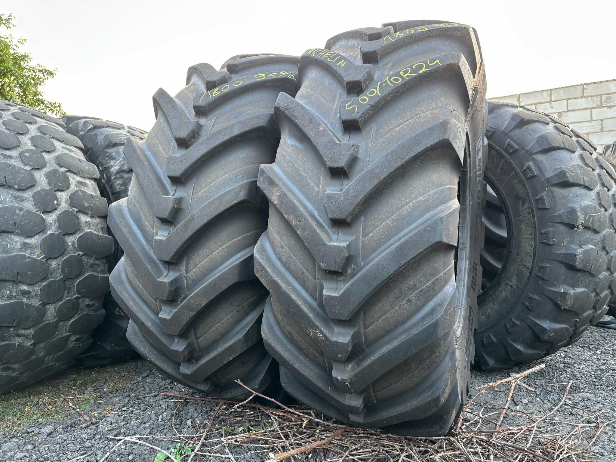 Opona Opony Budowlane Przemysłowe 500 70 R24 19.5R24 MICHELIN XMCL 95%