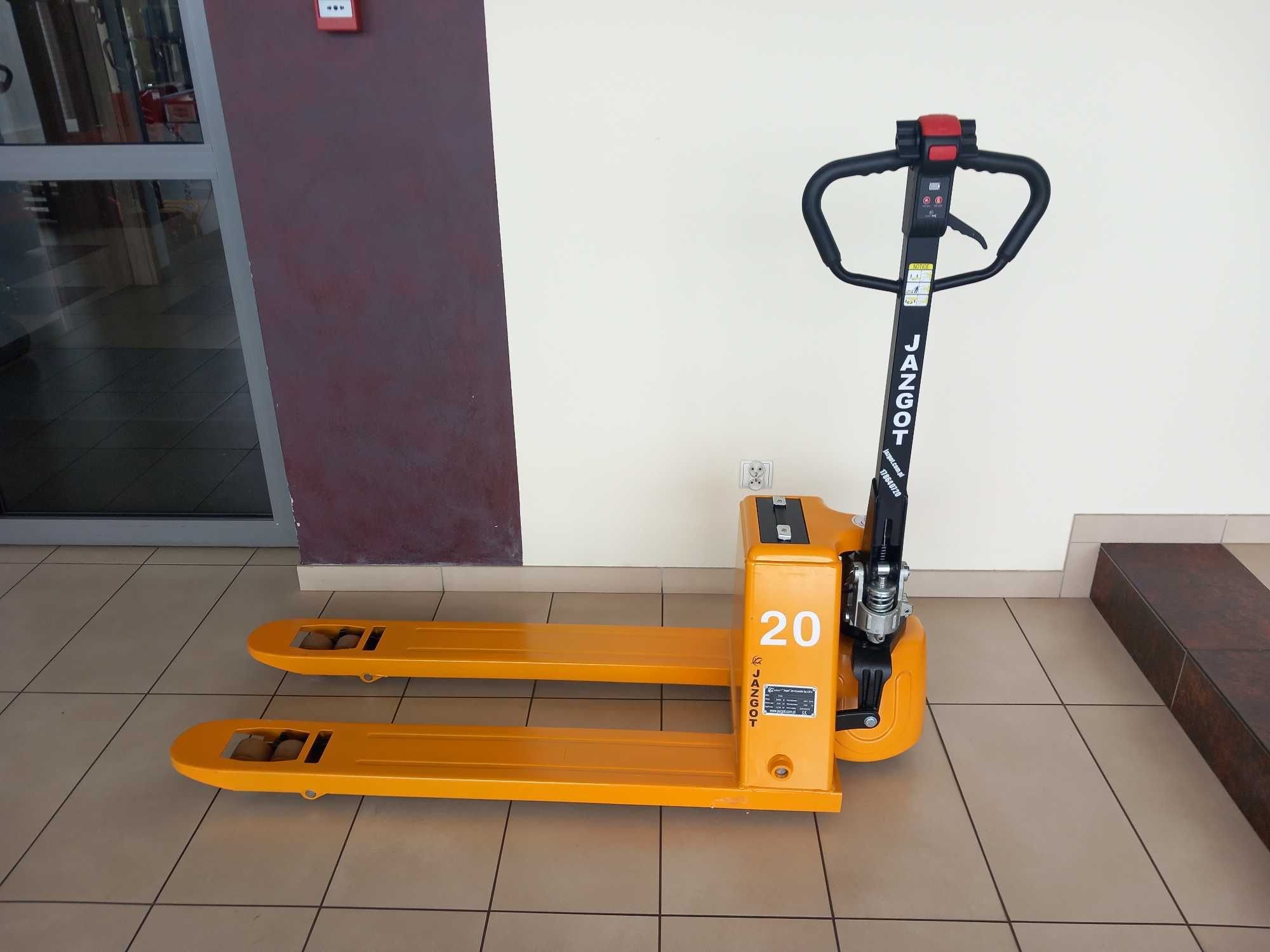 Wózek Paletowy Elektryczny 2000kg Widły L-1150 /Zwalniacz Hamulca 2024