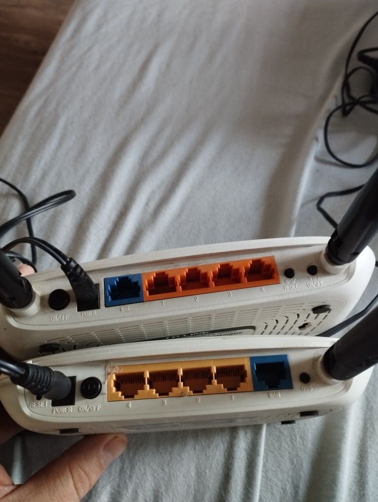 Router TP Link 2 sztuki z zasilaczem