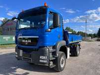 MAN TGS 18.540 4X4 NA MOSTACH MANUAL 160 TYS. KM!!!  Stan techniczny idealny, 160 tys. przebieg skrzynia manual 4x4
