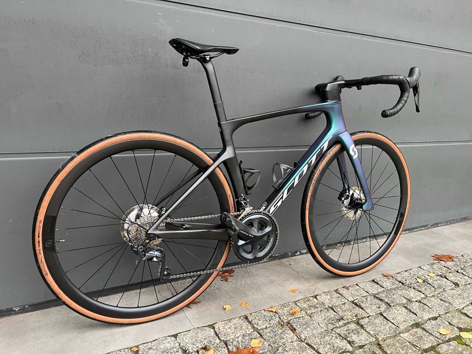 Rower Szosowy Scott Foil Ultegra, Aero Kola karbon - rozmiar S