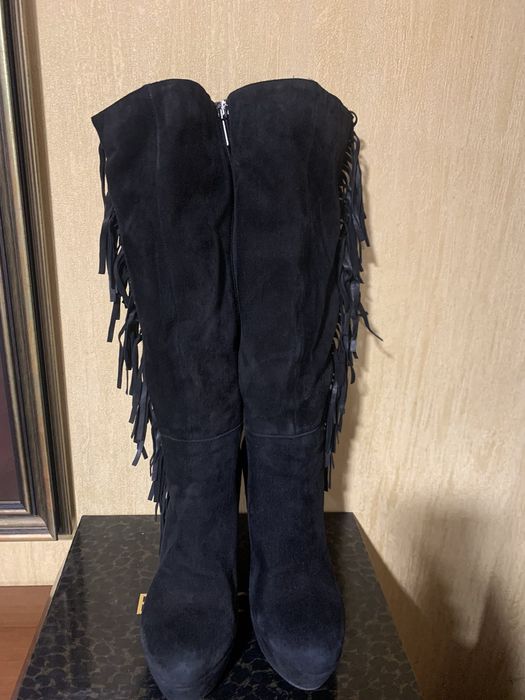 Стильні жіночі чоботи MiuMiu Італія