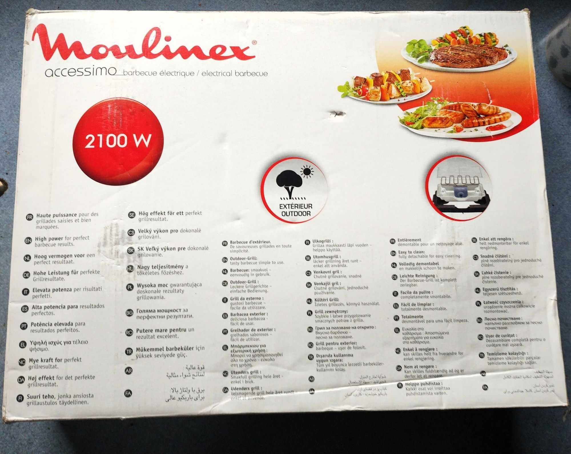 Grill Moulinex MOULINEX ACCESSIMO  2100W ze stojakiem !