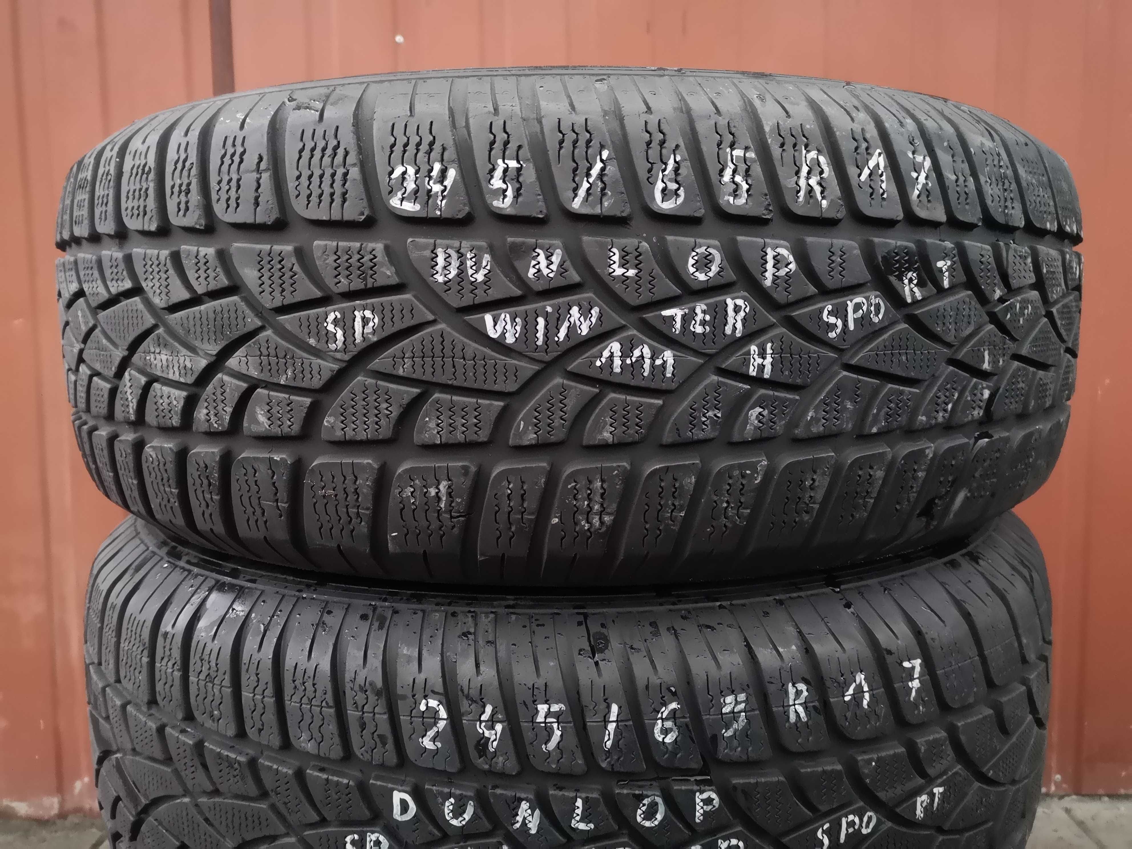 245/65 R17 111H - Dunlop Sp Winter Sport 3D (2 sztuki)