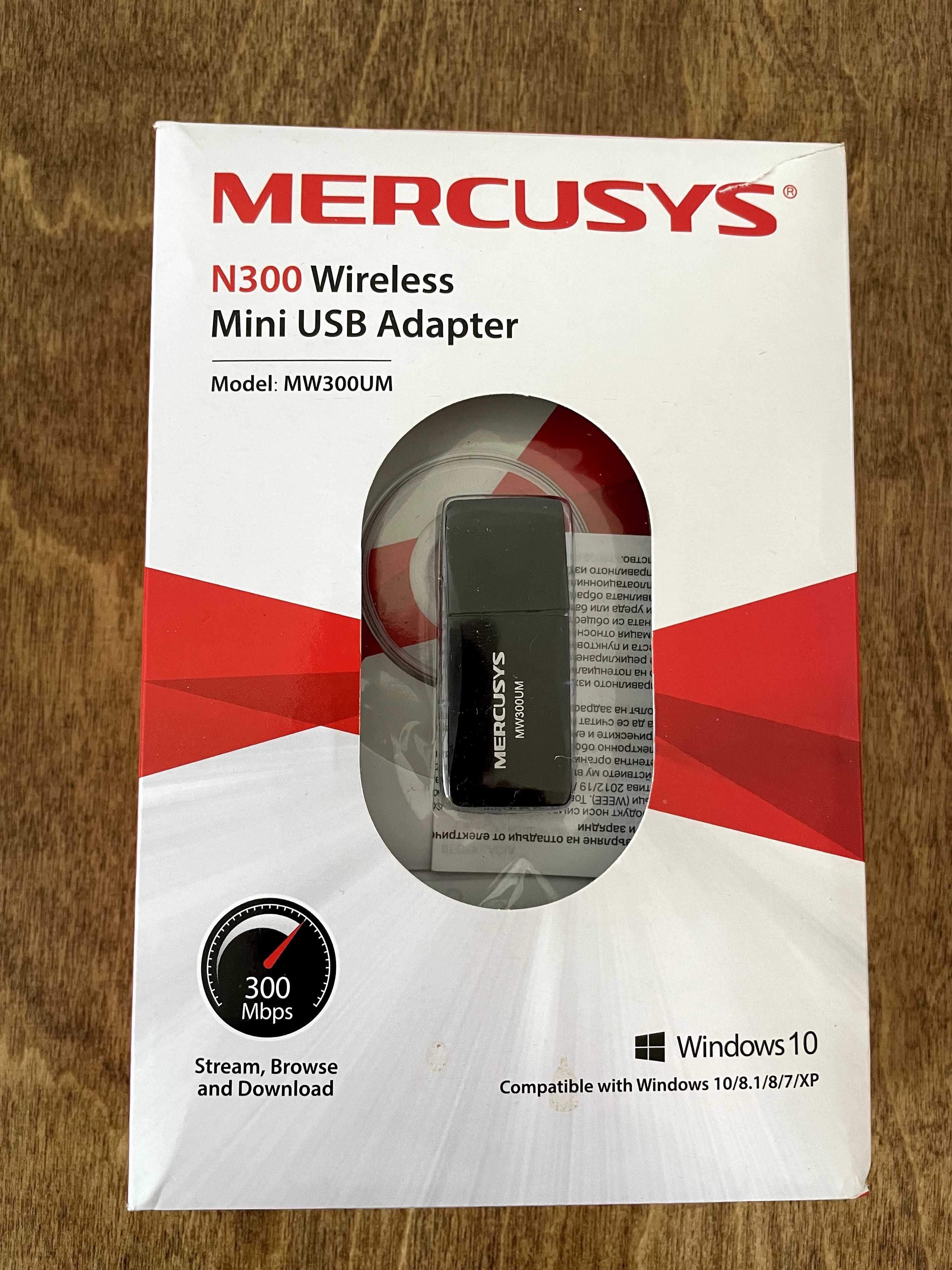 USB Wi-fi Adapter Wireless N300 Mercusys bezprzewodowa karta sieciowa