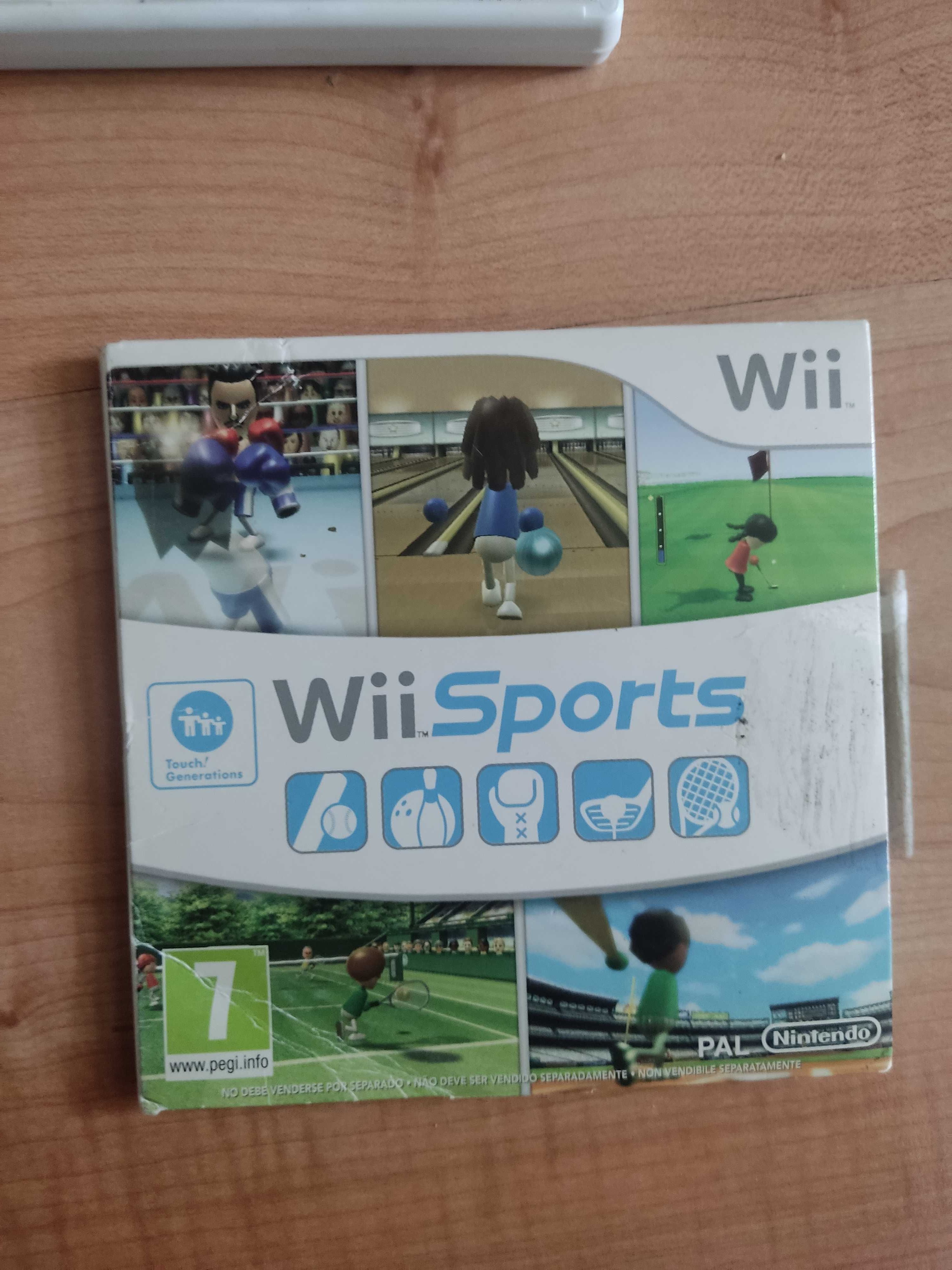Jogos originais Wii: Fit Plus e Wii Sports