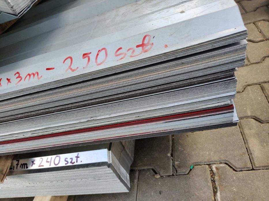 Blacha 2 gatunek - MIX KOLOR - 19,99zł/m2 - 3m odcinki - na szopę