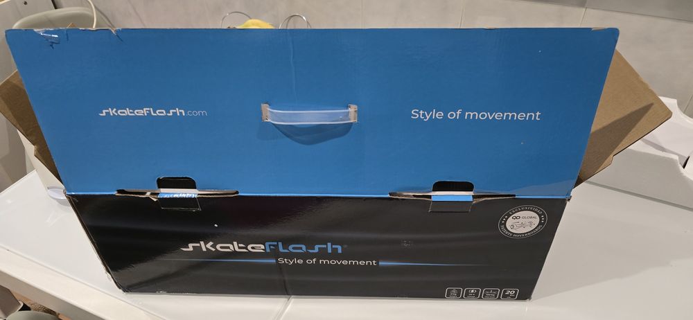 Hoverboard com caixa e carregador