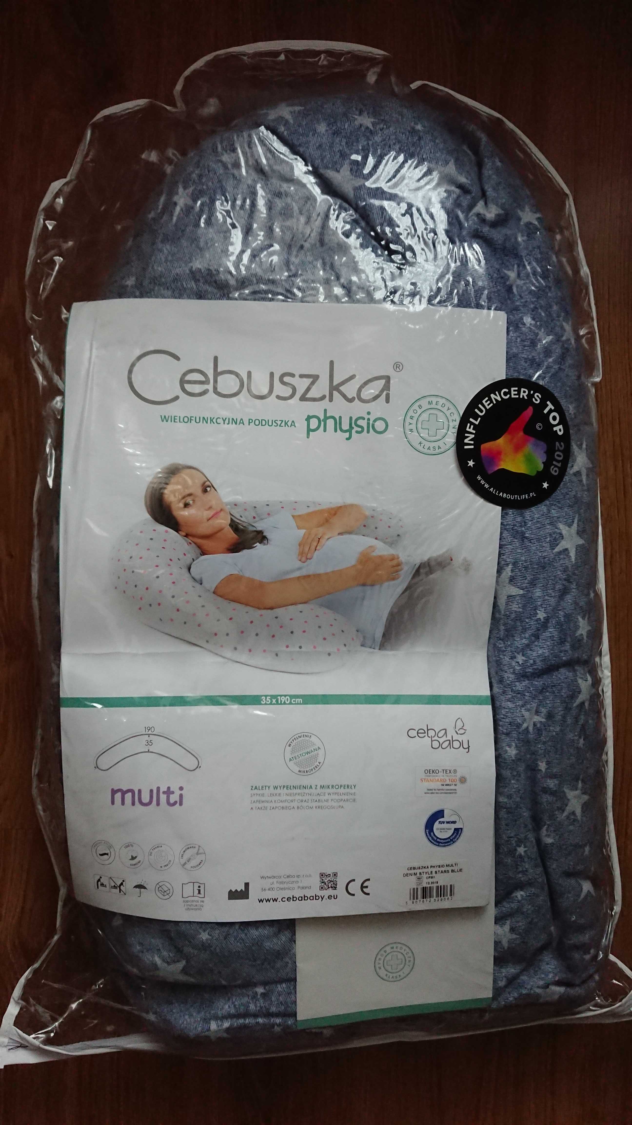 Cebuszka Physio Multi,poduszka ciążowa,dla kobiet w ciąży,do karmienia