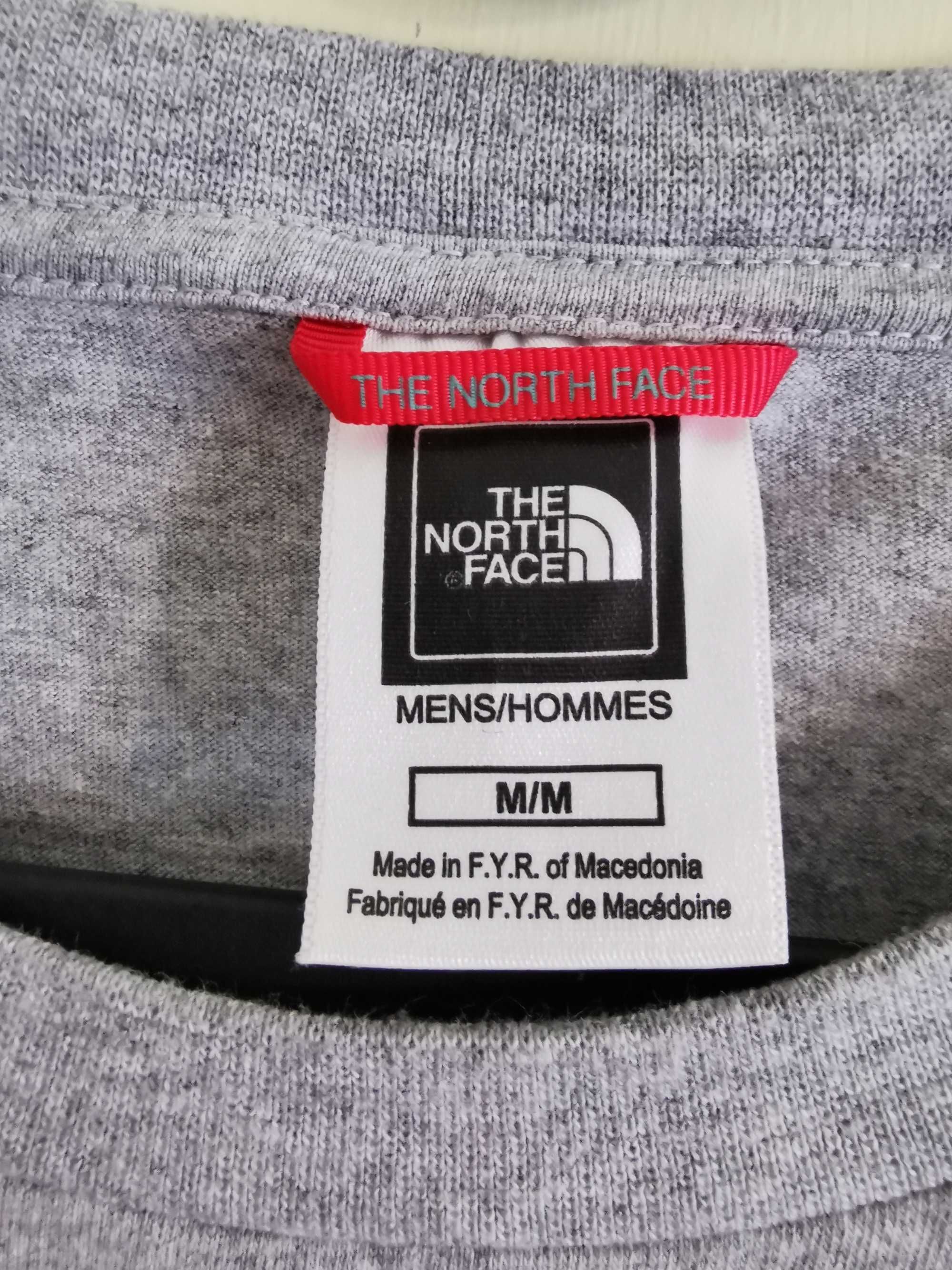 The North Face TNF szary męski t-shirt koszulka r. M