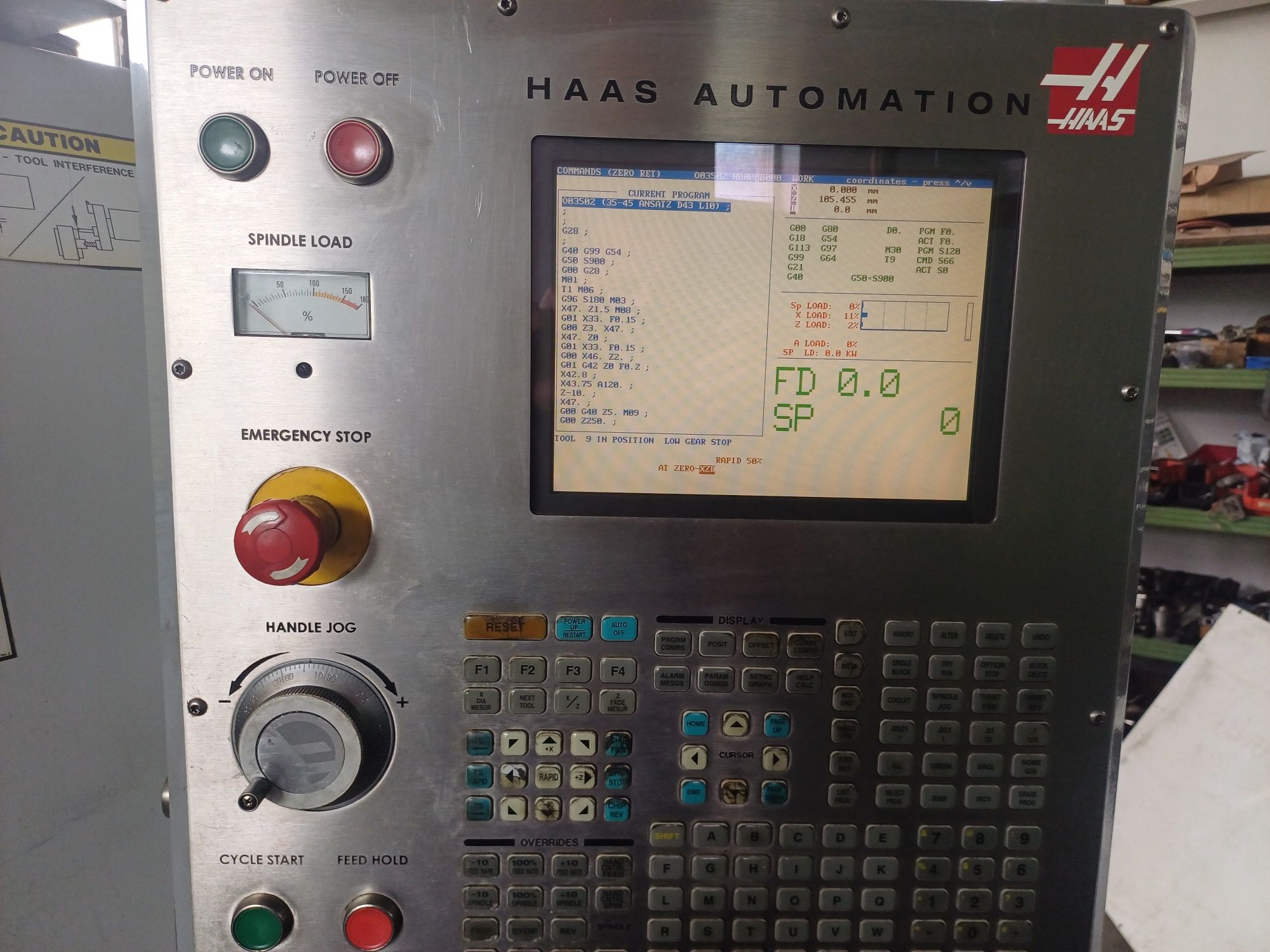 Tokarka Haas SL-30 cnc przelot 103mm