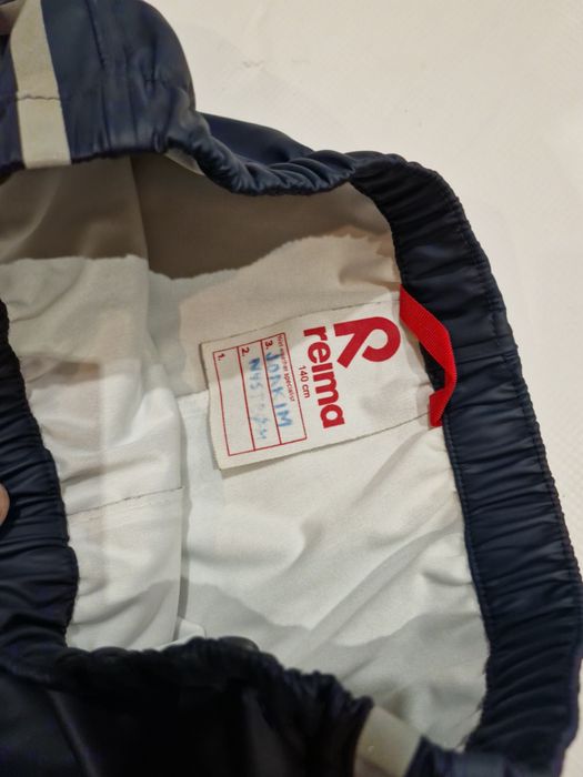 Spodnie Reima roz,140 i 146 przeciwdeszczowe turystyczne sztormiaki