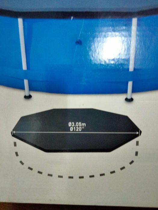Capa de piscina + Kit de manutenção de piscina