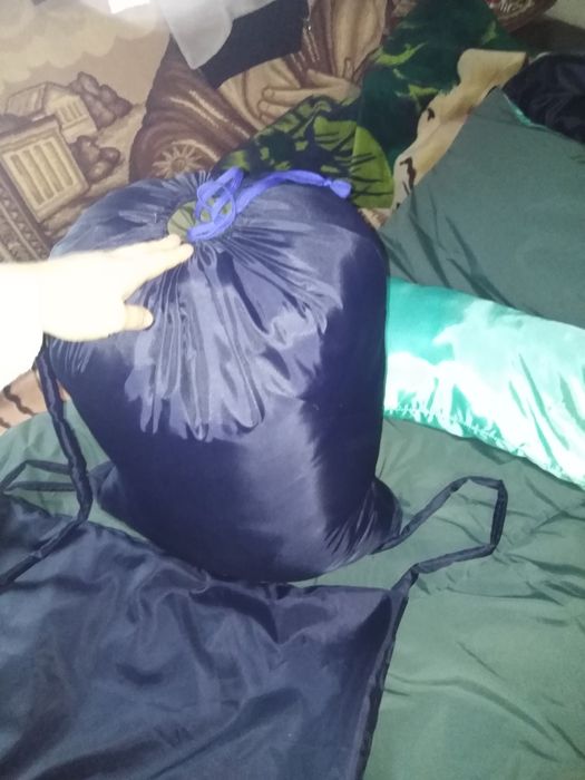 Широкий 220см зимний спальный мешок Спальник Зсу до - 30 мороза