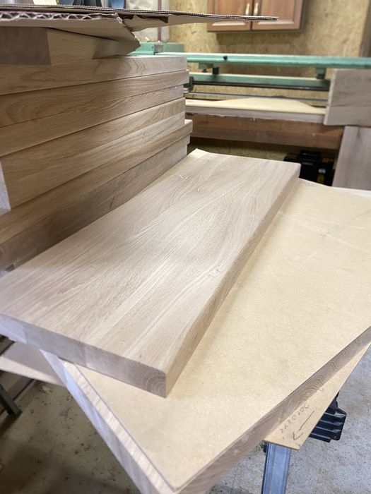 Schody, Stopnie, Trepy, Parapet, Klejonka, Zabiegowe, Dębowe, WYSYŁKA