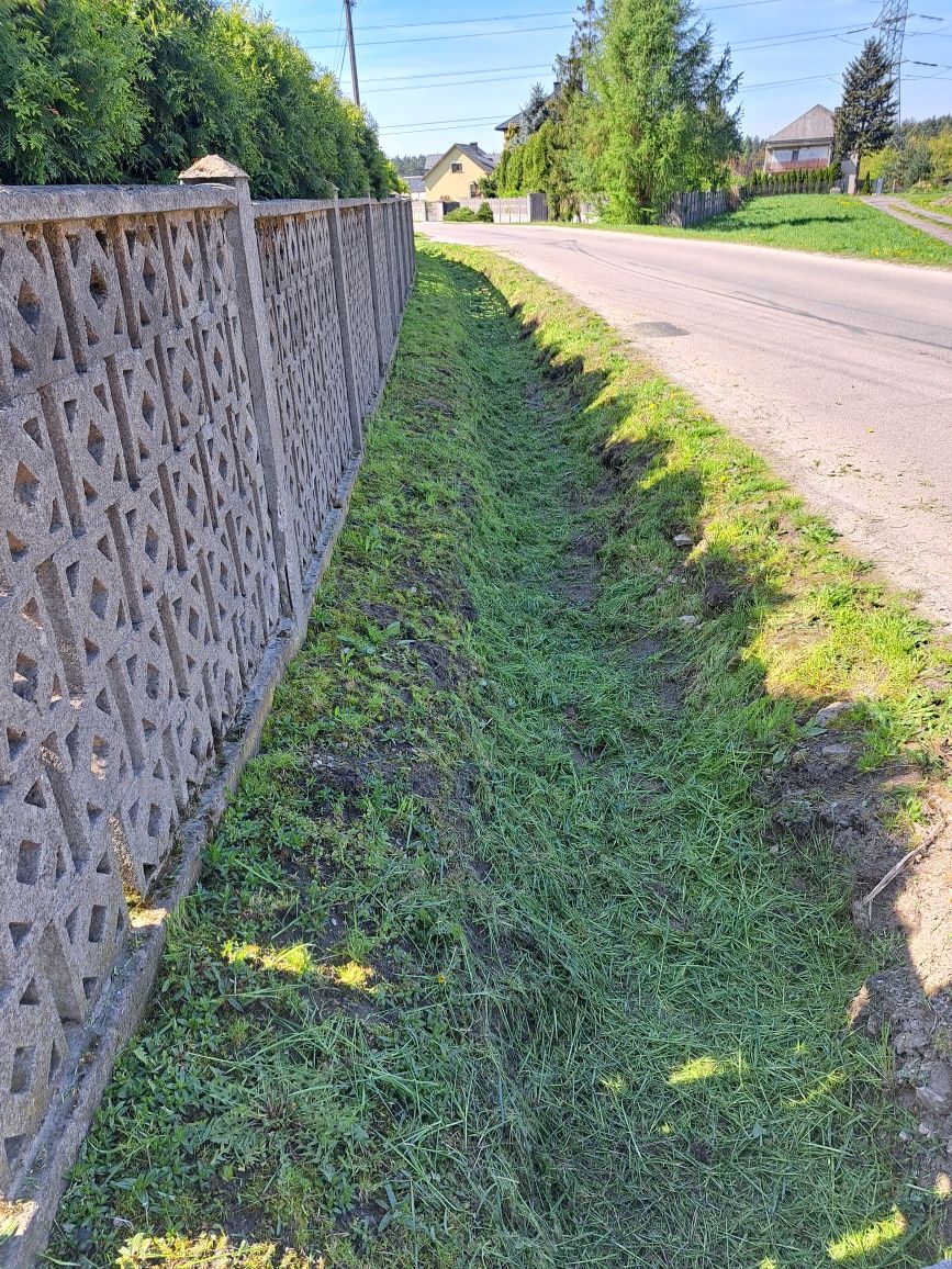 Koszenie trawy, terenów zielonych,  przycinanie żywopłotów, tui