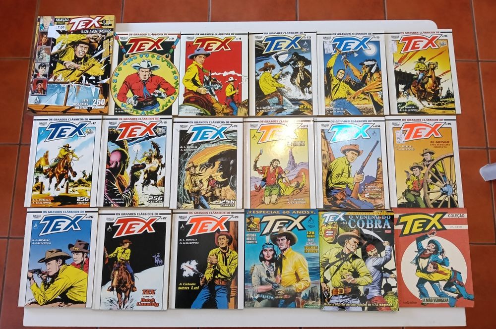 533 Livros Tex Willer Várias Edições