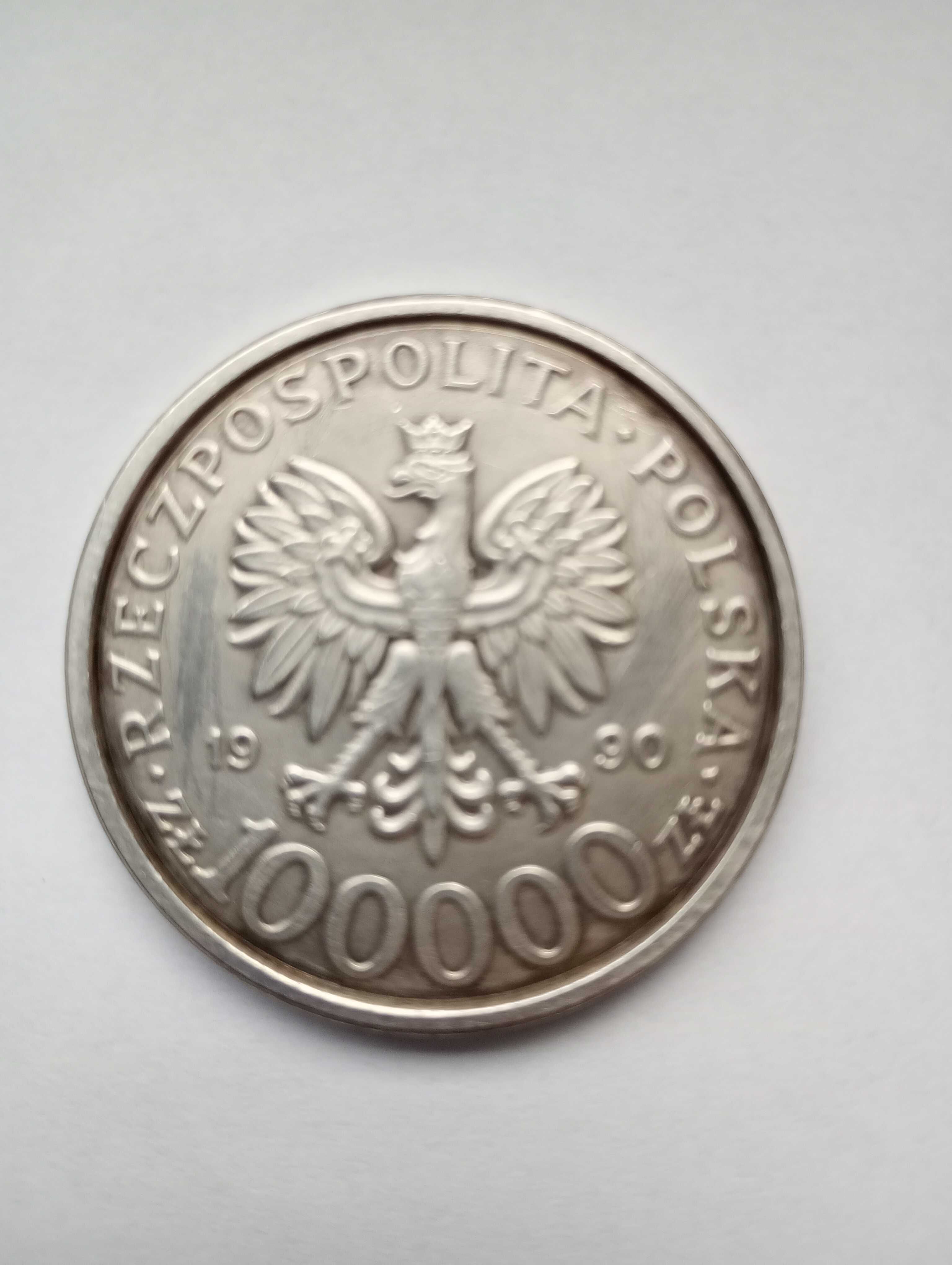moneta 100000 Solidarność typ B