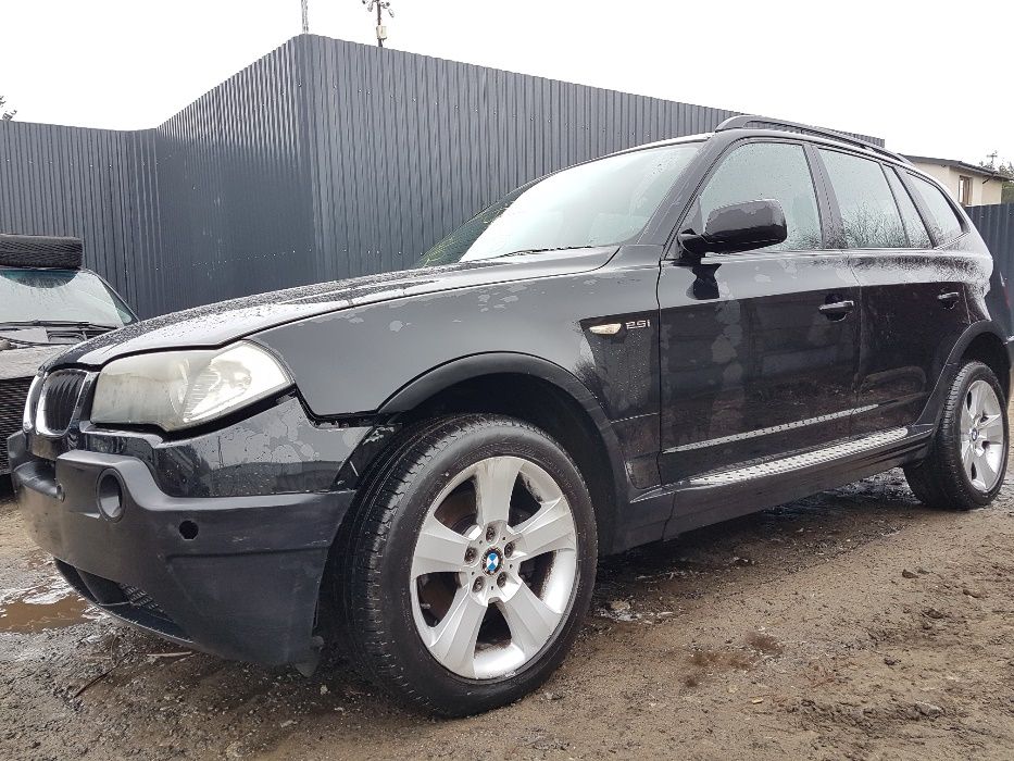 Maska błotnik zderzak drzwi BMW X3 E83 black sapphire metallic